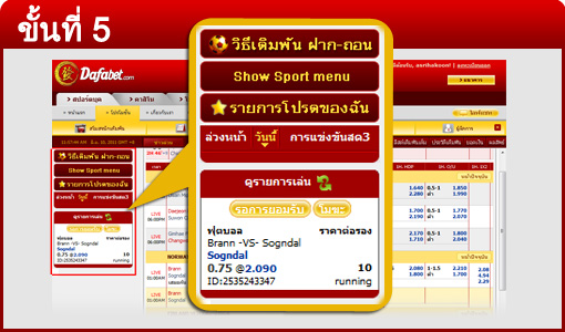วางบอลออนไลน์ ดาฟาเบท